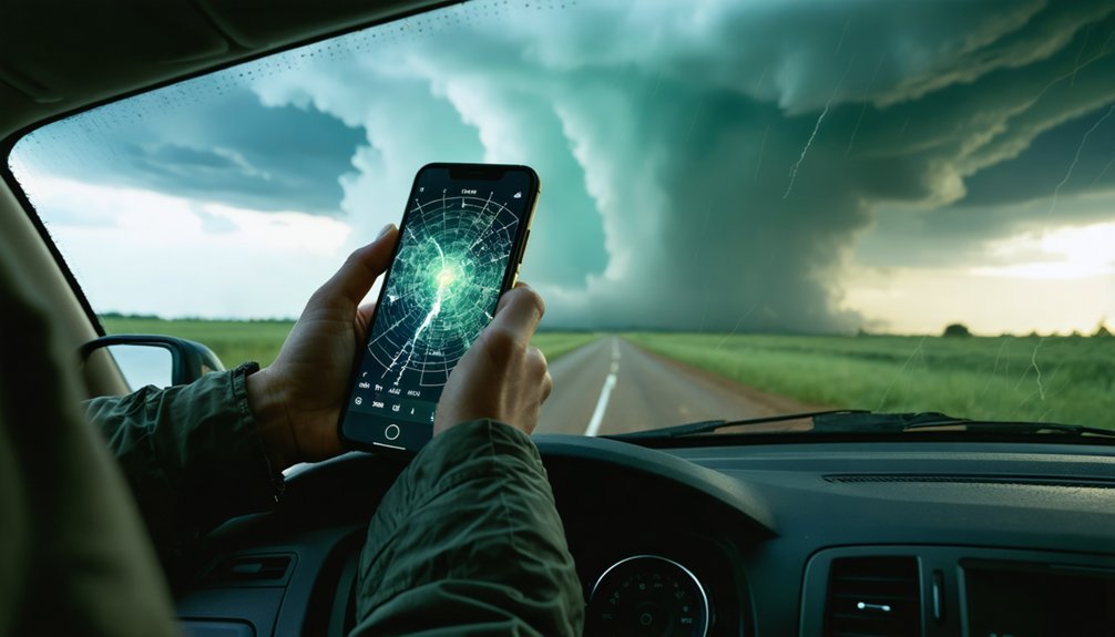 real time weather storm chasing