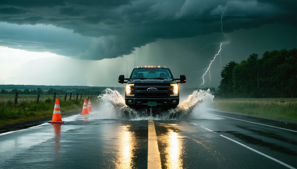 safe driving in storms