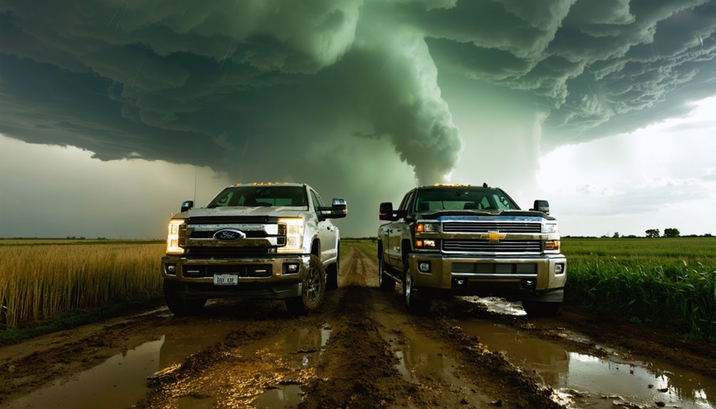 storm chasing truck showdown