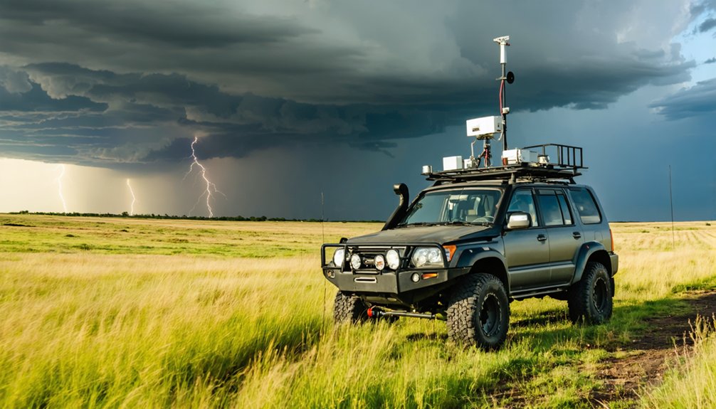 chase vehicle weather stations