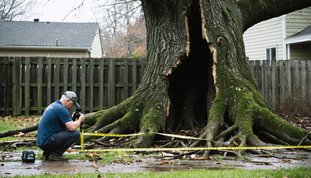 document storm damage thoroughly immediately