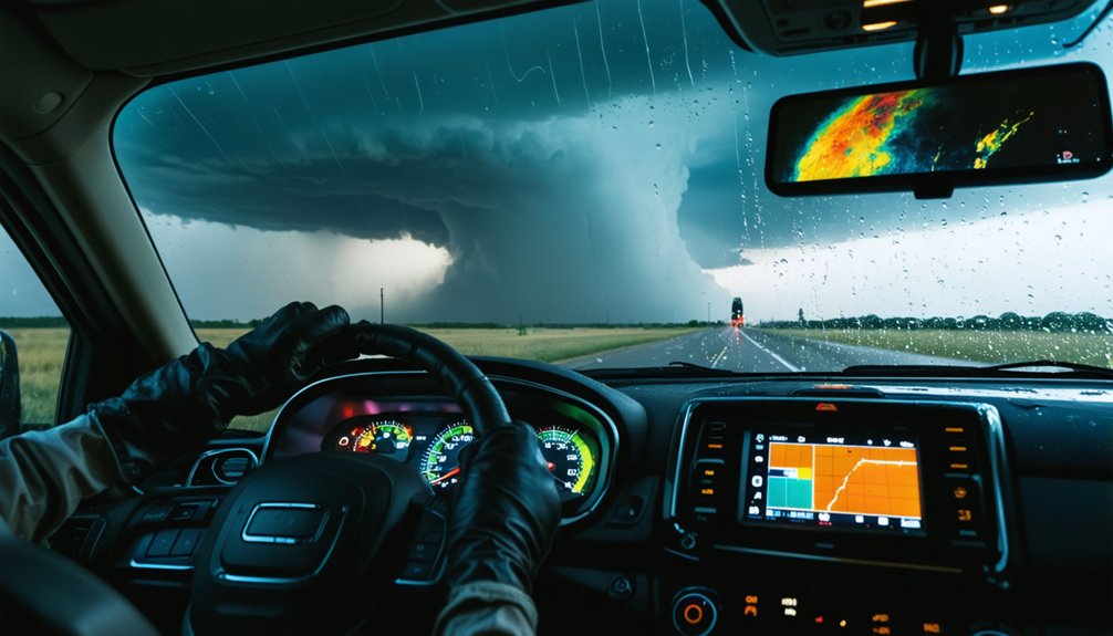 hook echo indicates potential tornado