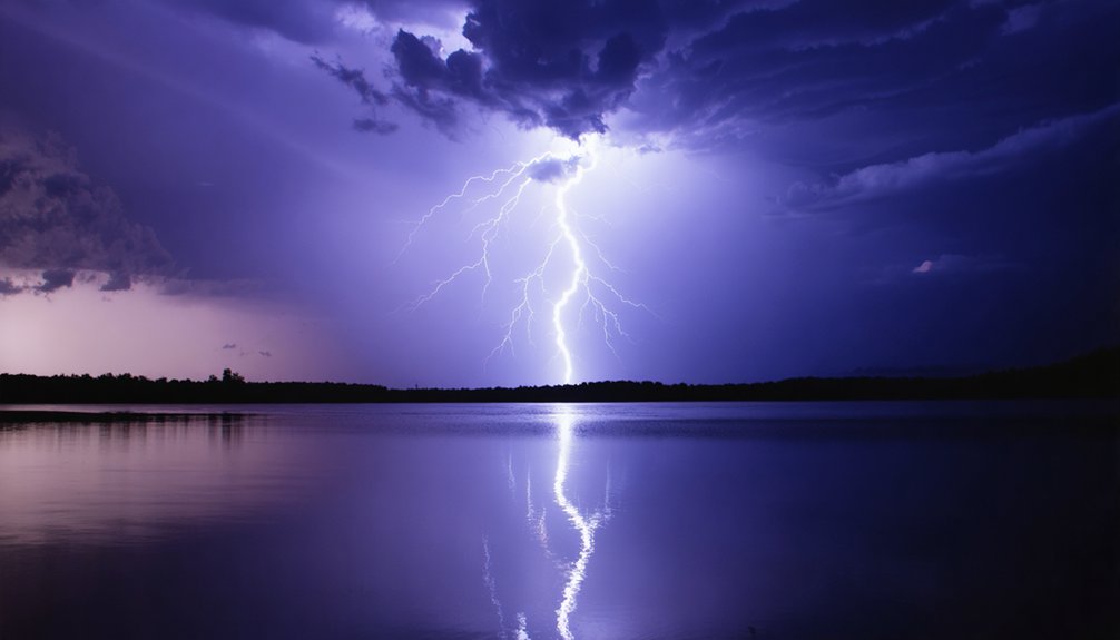 horizon placement enhances lightning impact