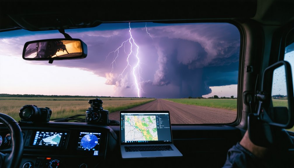 live storm chasing platform