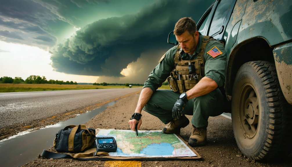 maintain safe storm distances