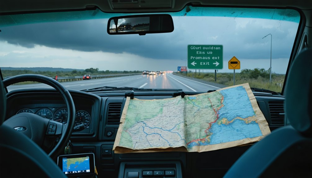 map multiple evacuation routes