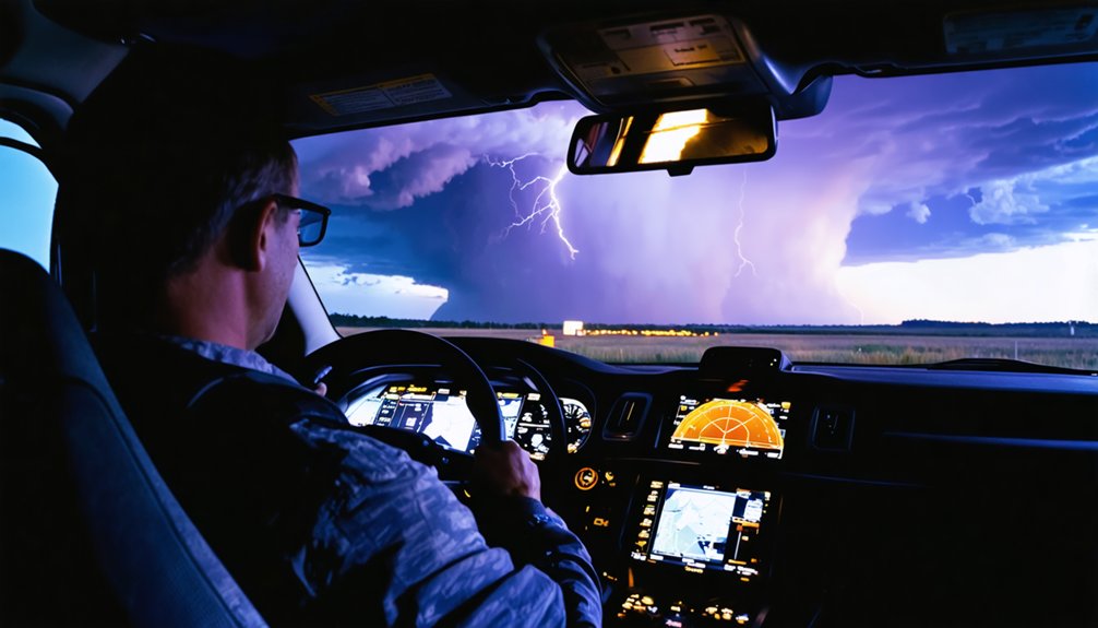 nightfall hampers storm tracking