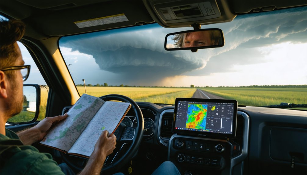 optimal storm chase timing