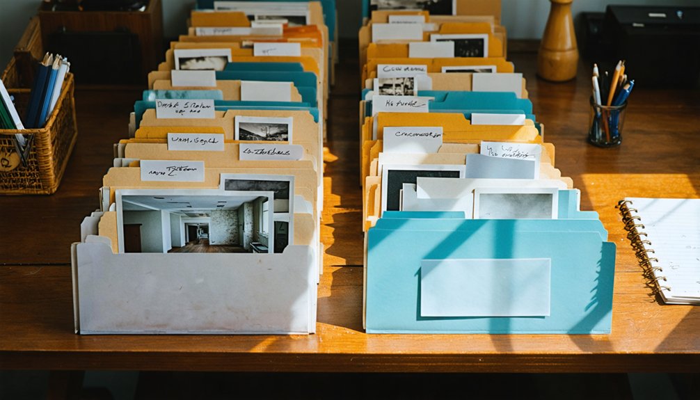organize and label flood evidence