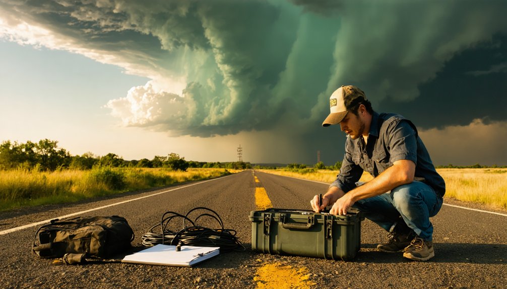 pre chase weather station check