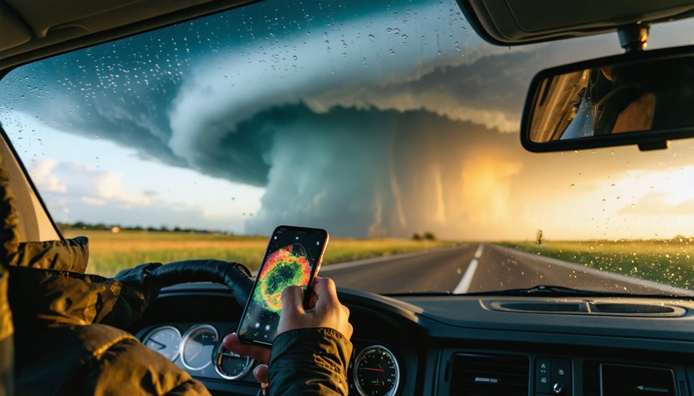 radarscope for storm chasers