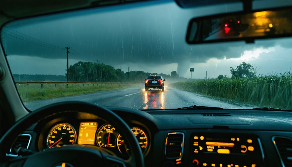 reduce speed use headlights