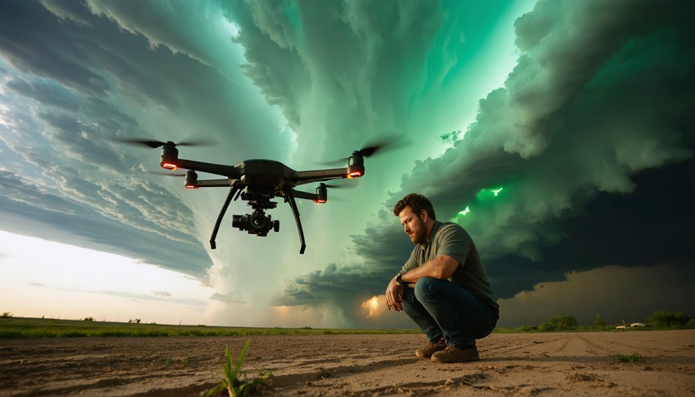 stable aerial storm imaging