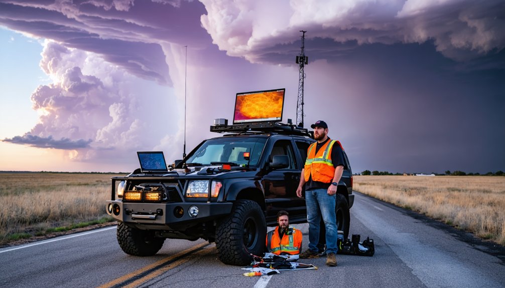 storm chasers gear up