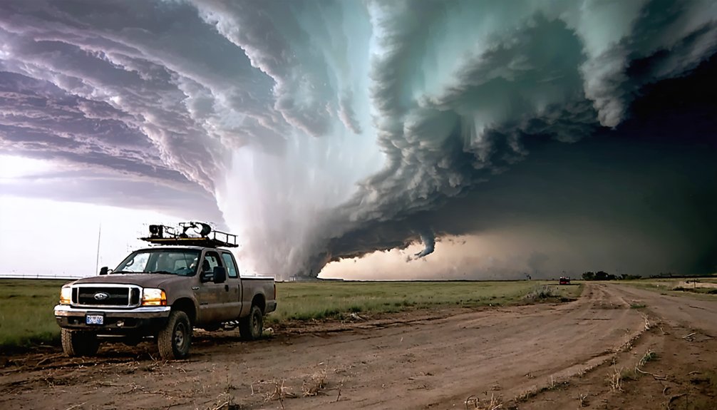storm chasers observe climate shifts