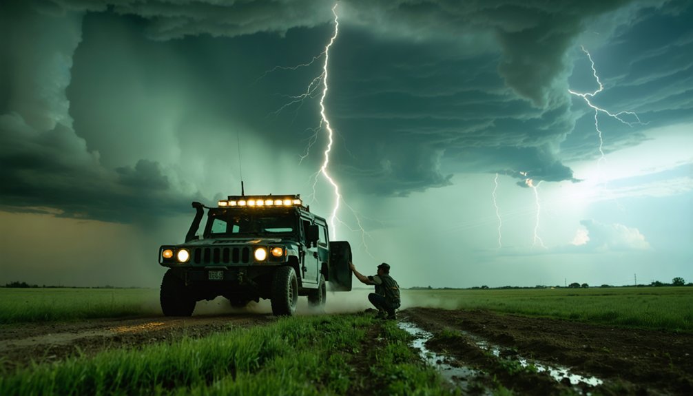 storm chasing lightning safety
