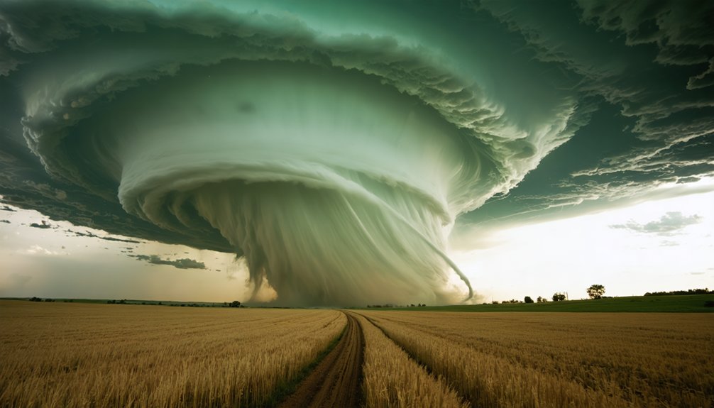 supercell formation and rotation