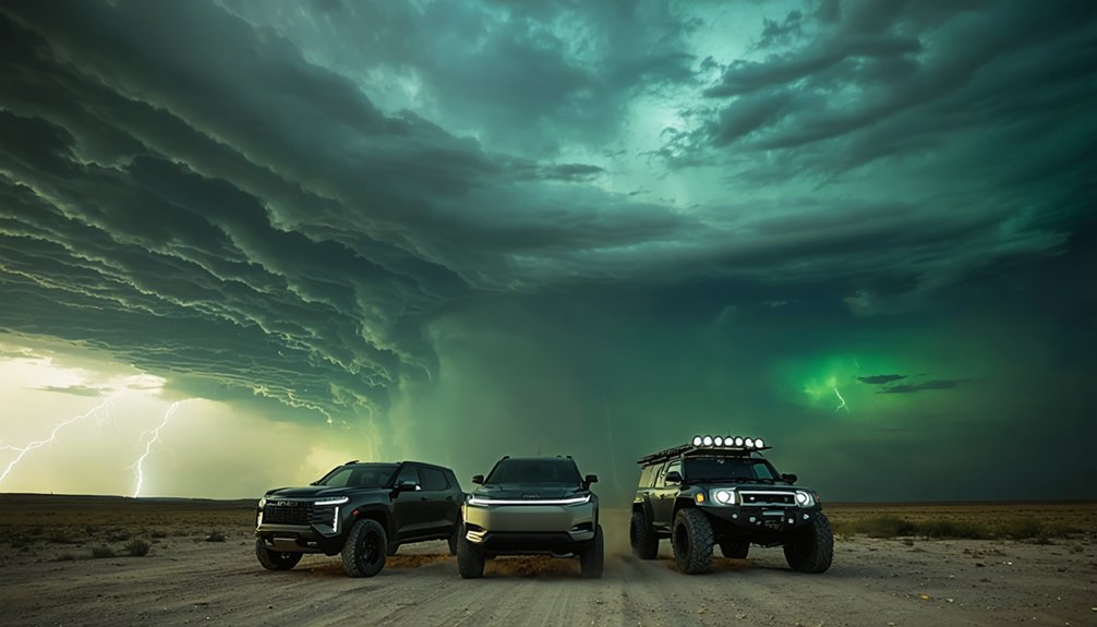 sustainable storm chasing vehicles