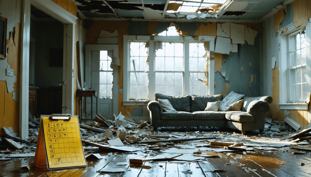 systematic interior damage documentation