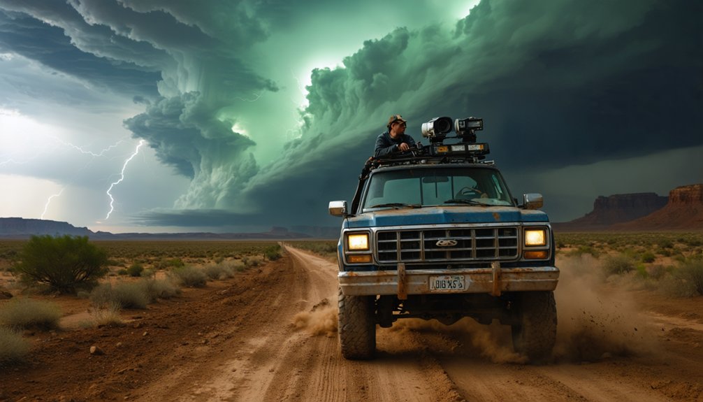 tracking storms in rugged terrain