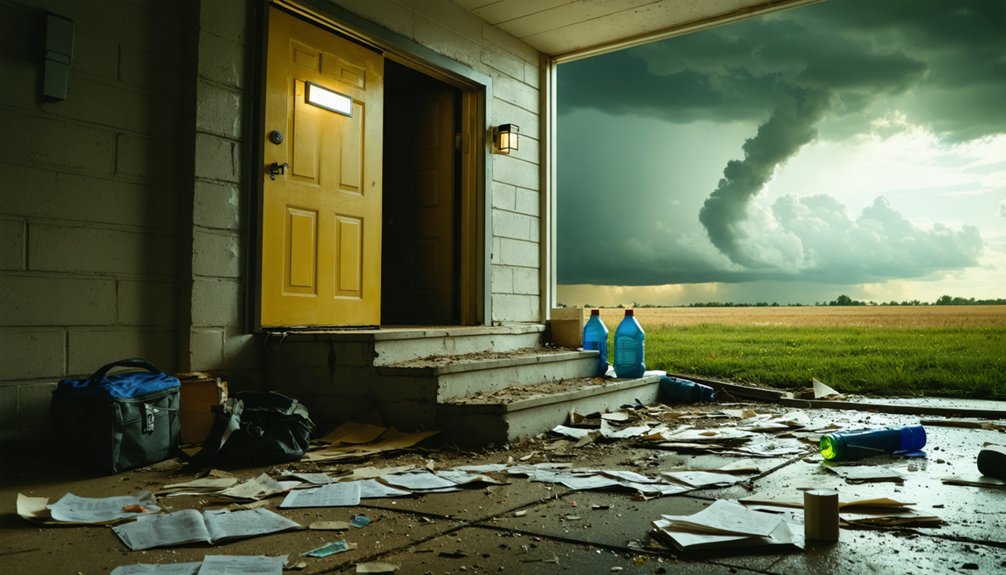 underground shelter or interior