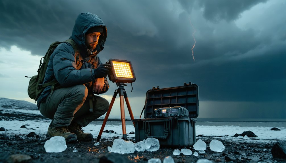 waterproof radios and backup power