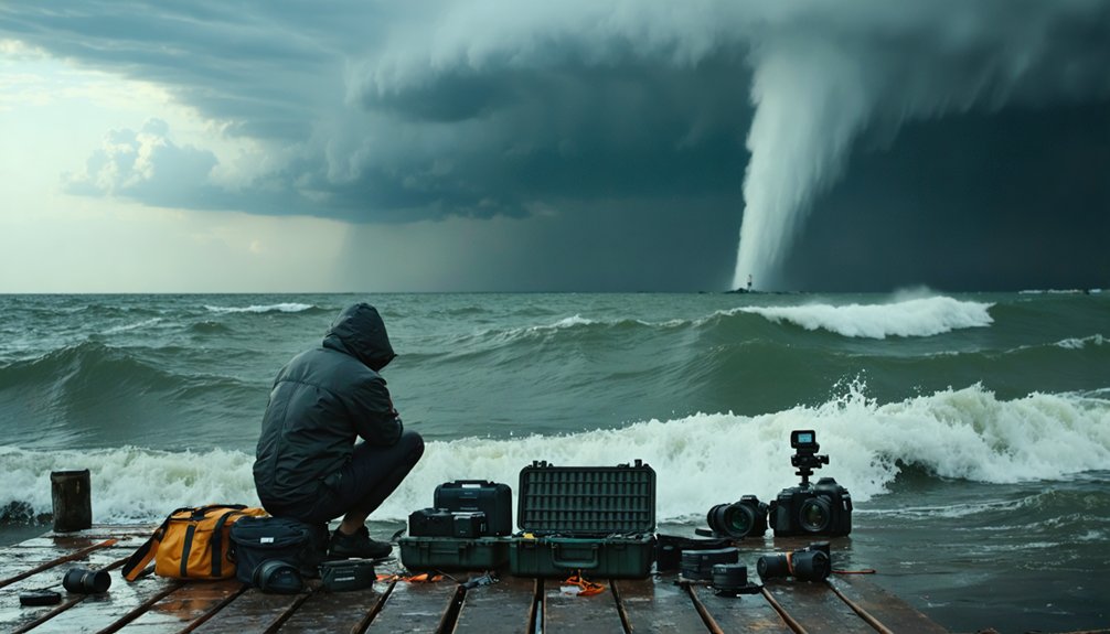 waterspout chasing safety gear