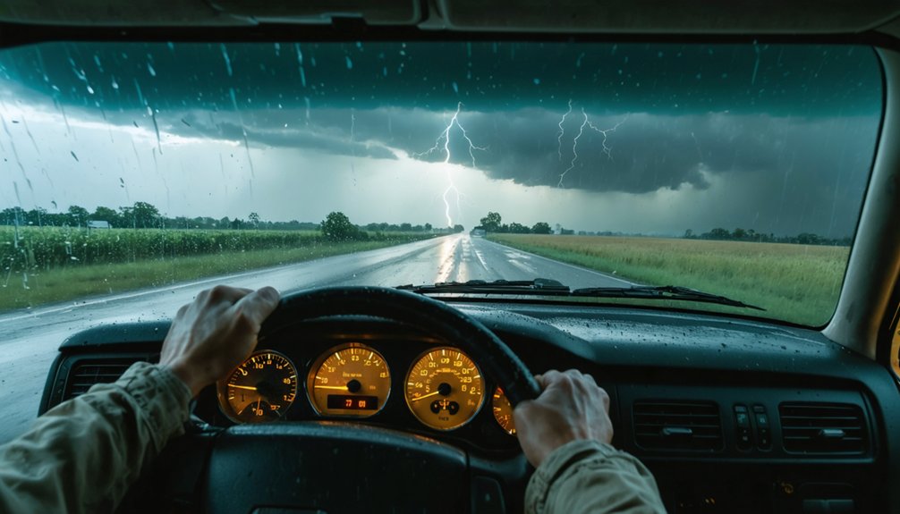 drive carefully in storms