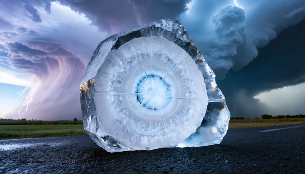 ice layering reveals storm history