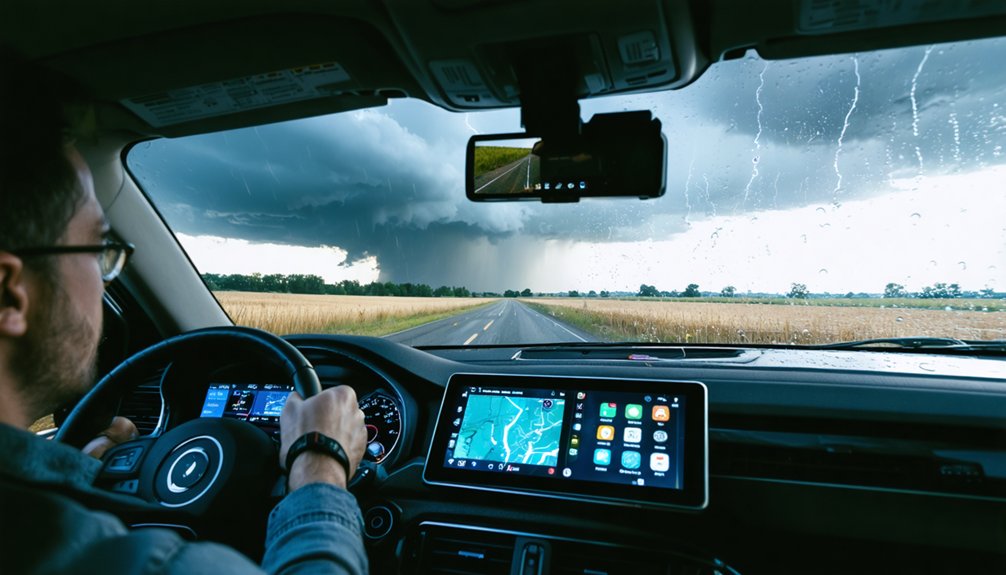 interactive real time storm data