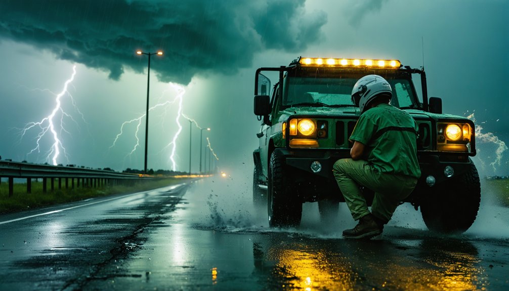 lightning hail vehicle safety