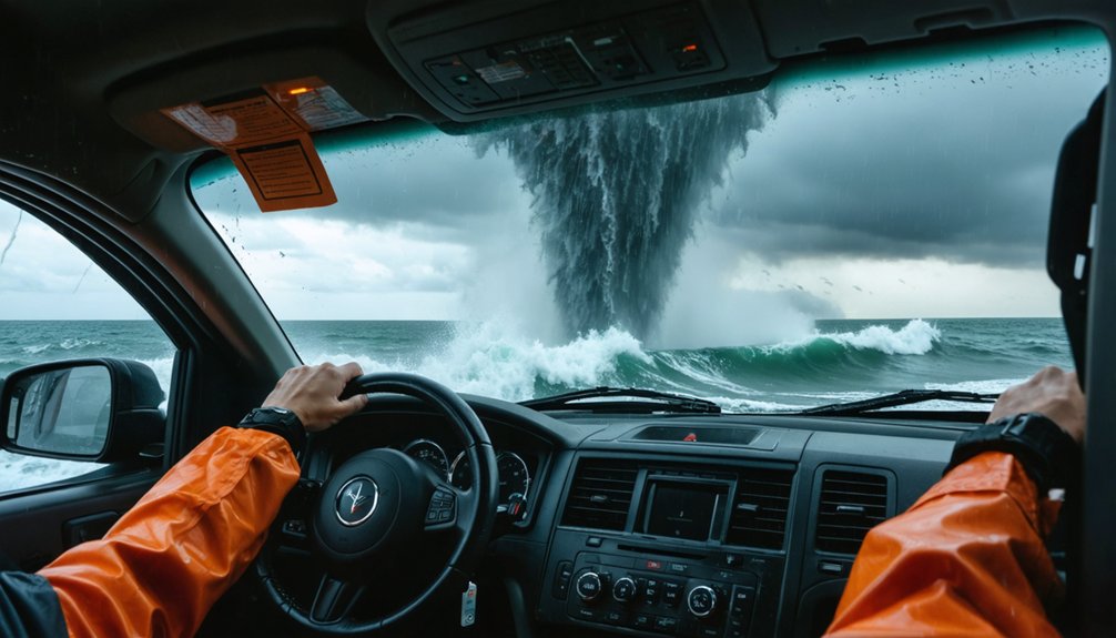 maintain distance and safety