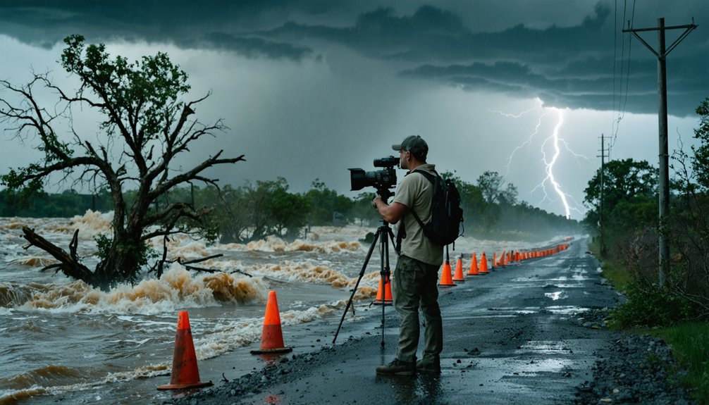 never enter floodwaters