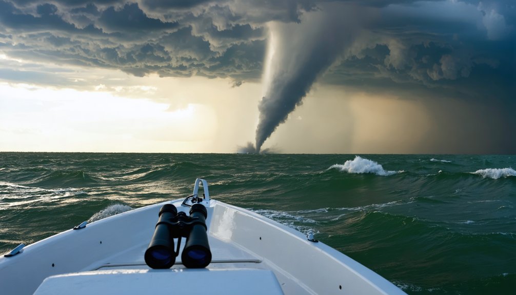 optimal waterspout chasing timing