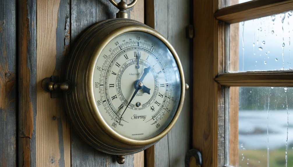 pressure trends predict storms