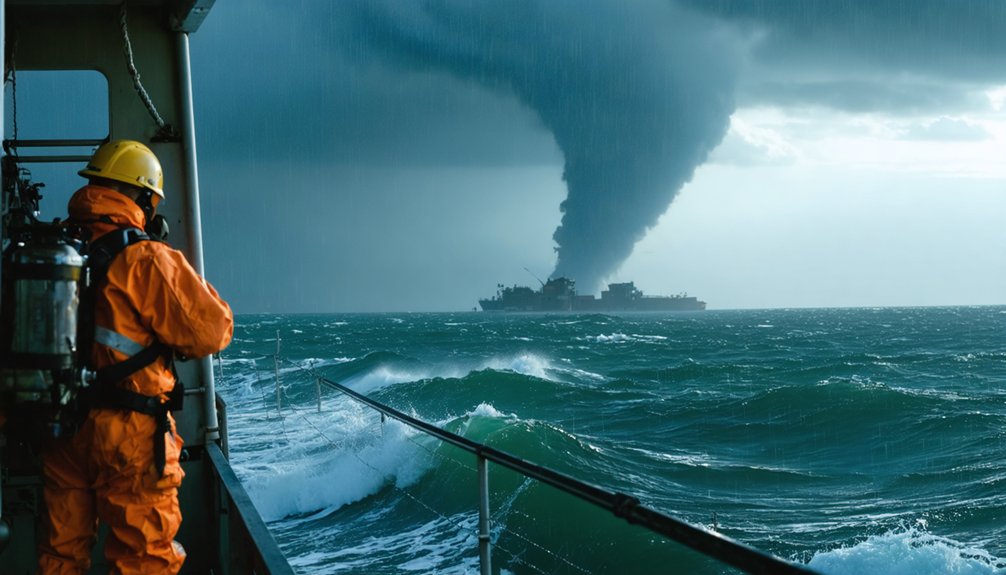 pursuit of waterspout excitement