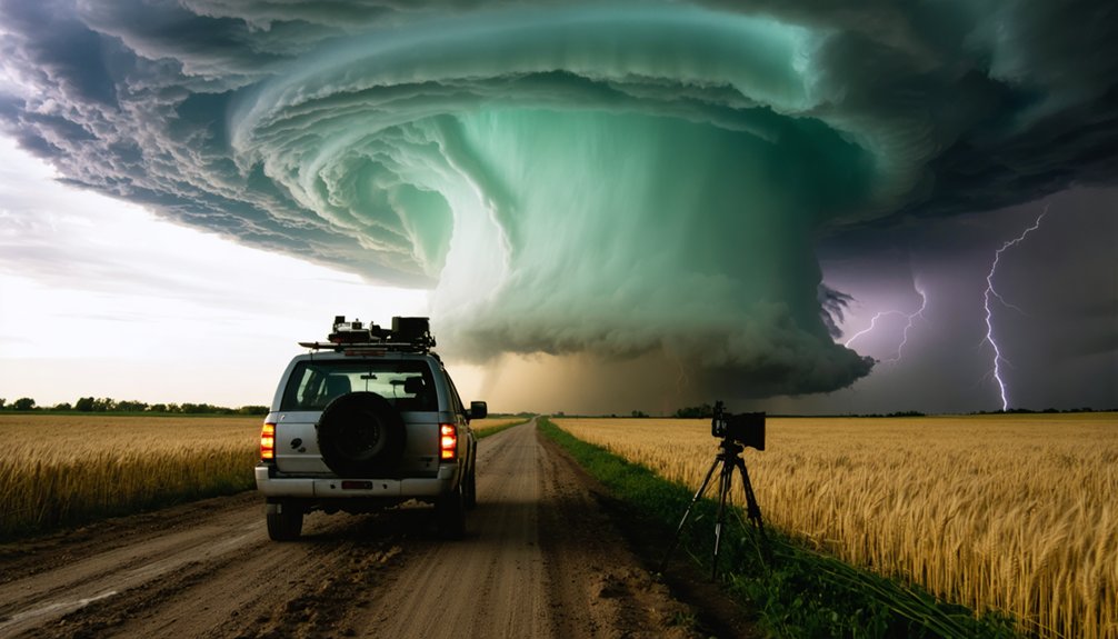 real time storm chase footage