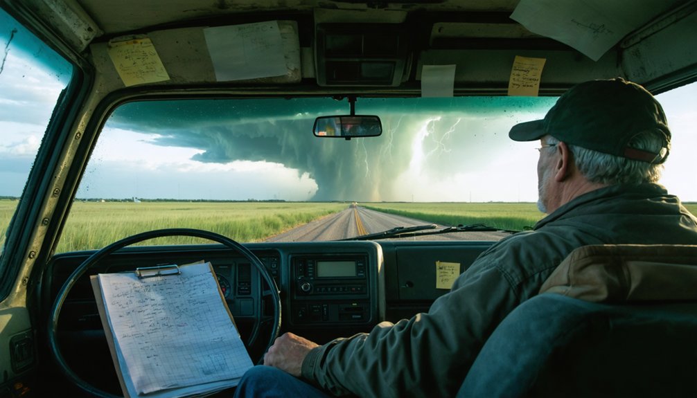 storm chasing log tips
