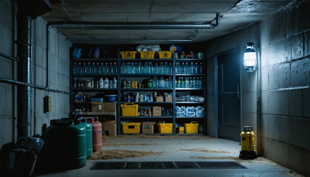 storm shelters with supplies