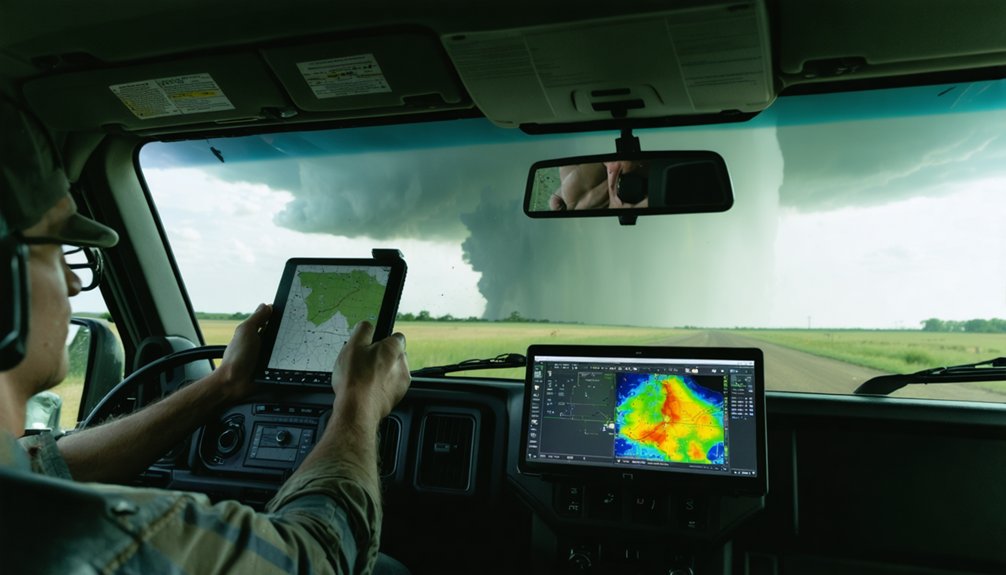 tornado tracking storm chaser