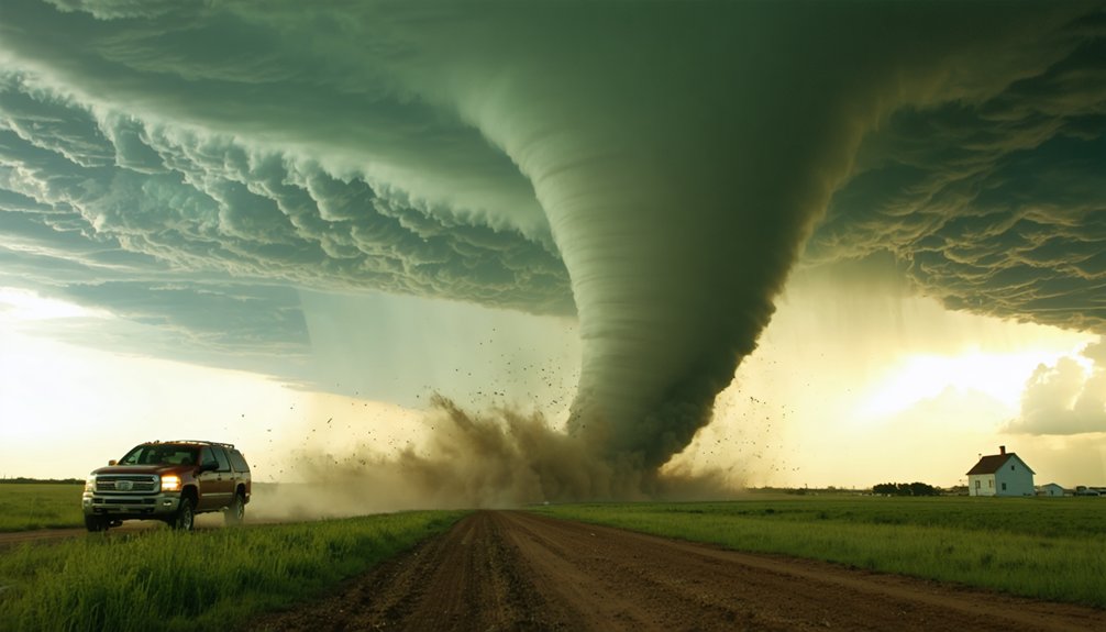 tornadoes mainly in tornado alley