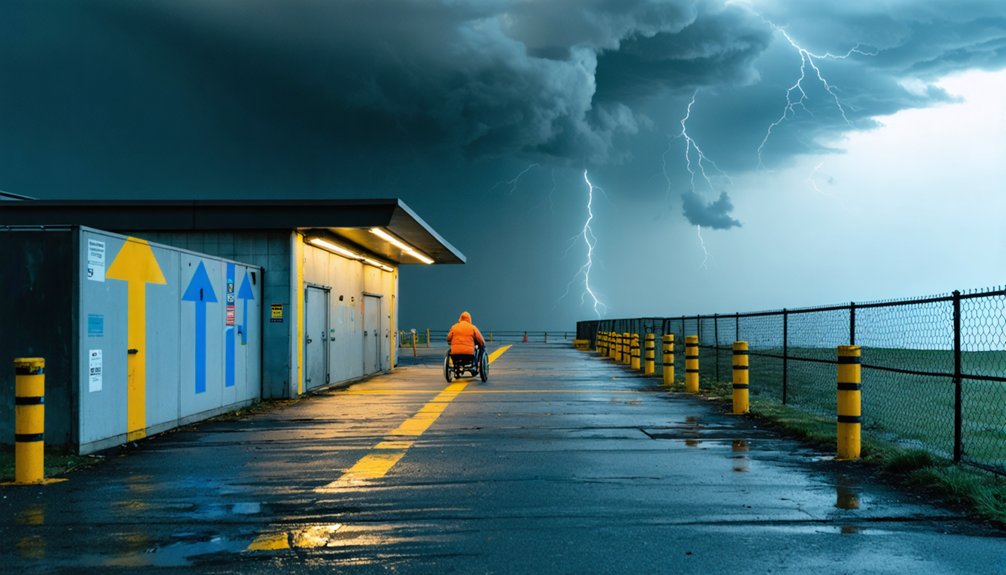 wheelchair accessible storm shelters